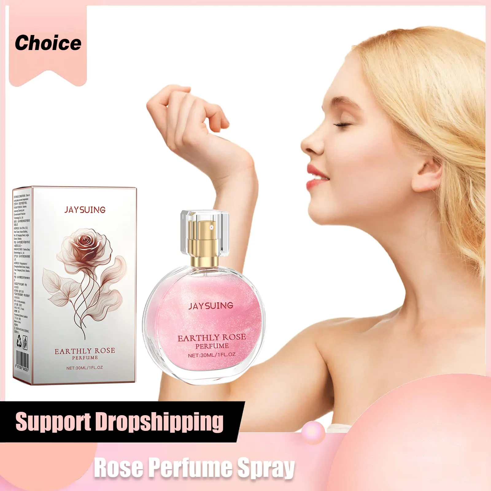 Perfume Zara Pink Flambe - 향수 여성용 오래 지속되는 Enchanter 로즈