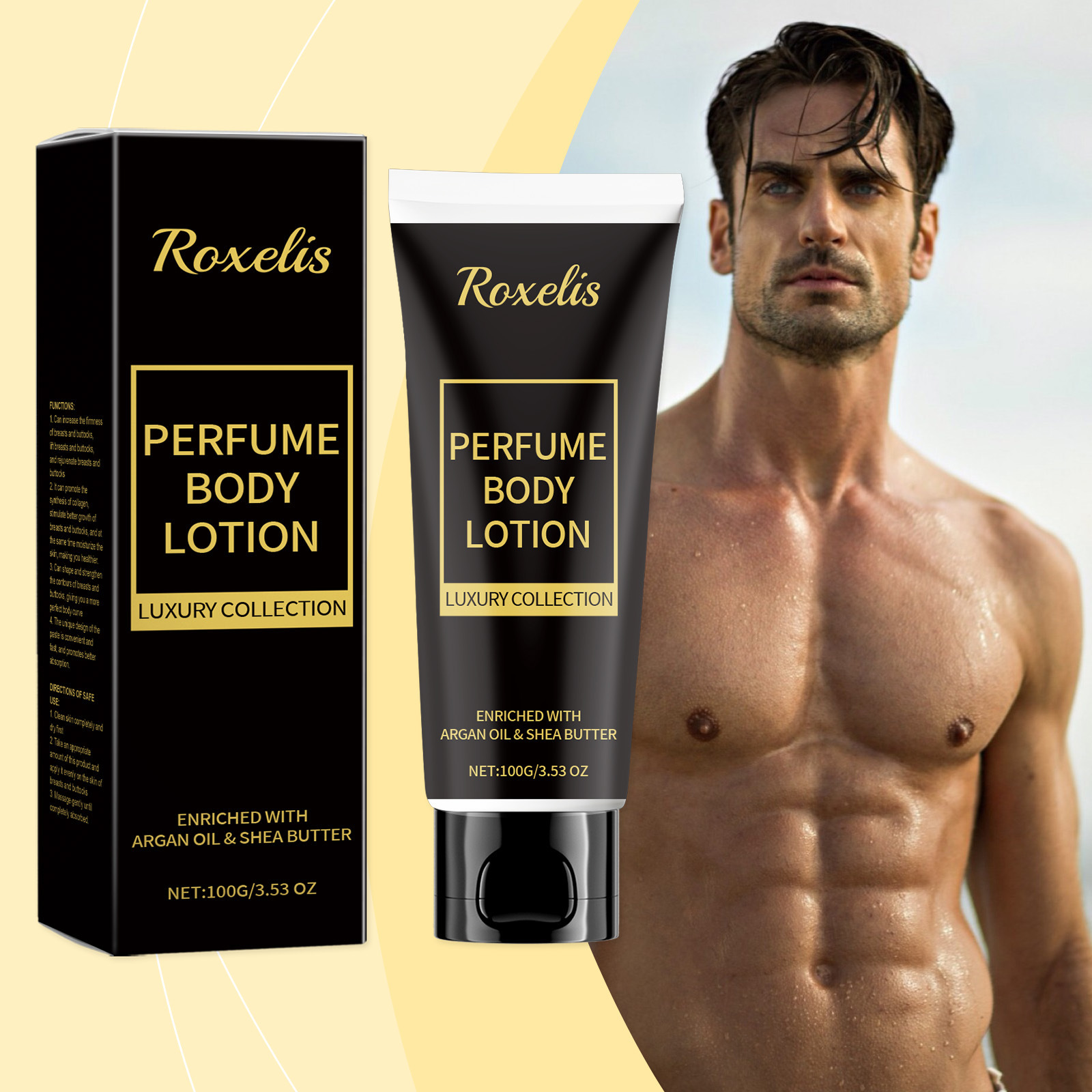 Perfume Fragrance Body Lotion - 남성용 매력적인 향수 로션, 오래 지속되는