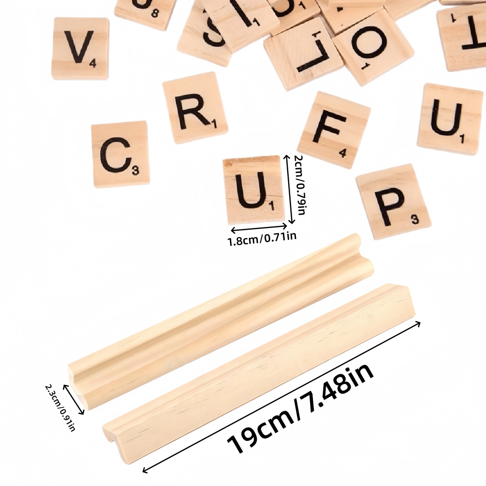 100개 나무 글자 영어 알파벳, 나무 블록, 인쇄된  - Oud Wood Chip 리뷰 및 가격