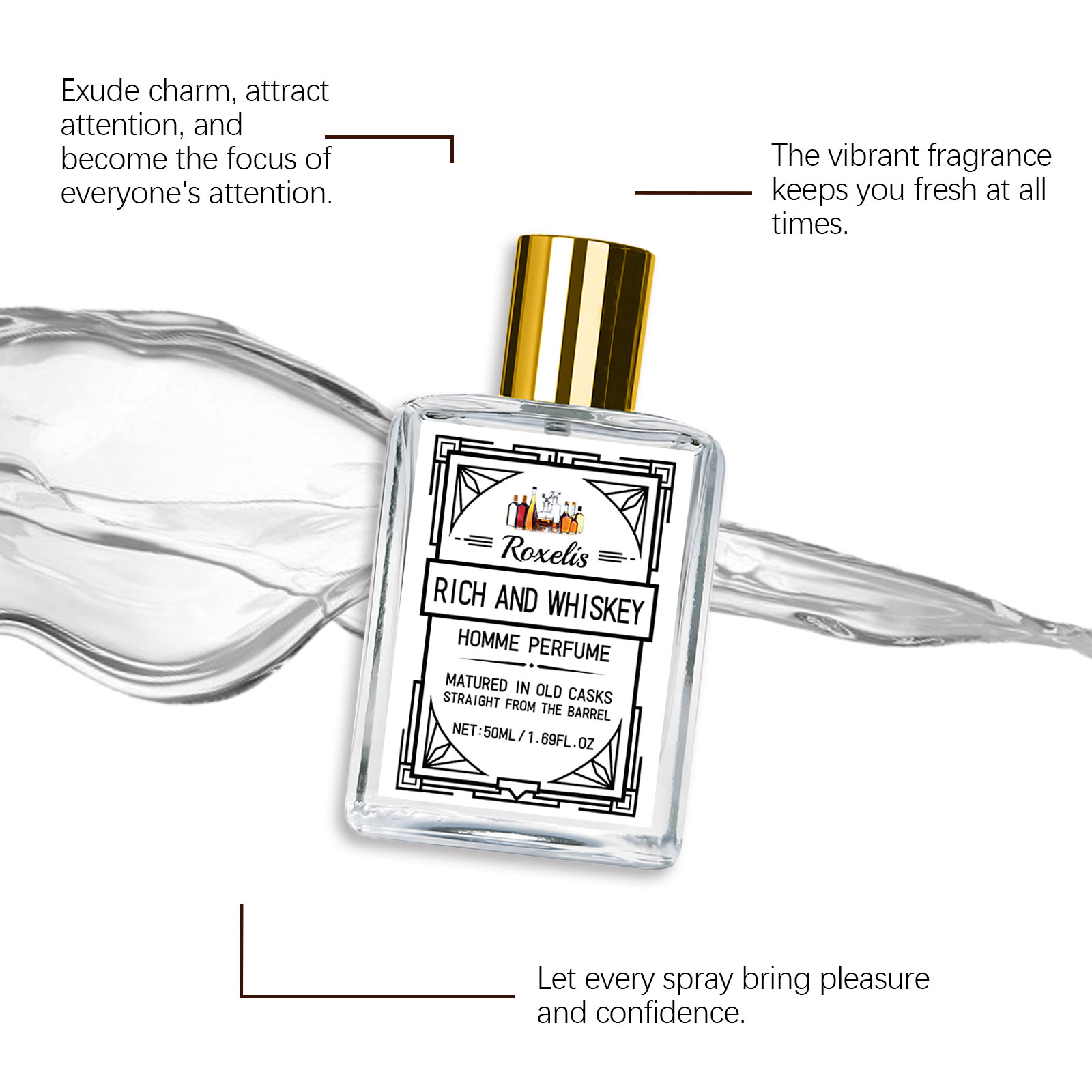 록셀리스 50ml 참 위스키 남성 향수 구롱 향기 우아 - Perfume Fragrance Free 리뷰 및 가격