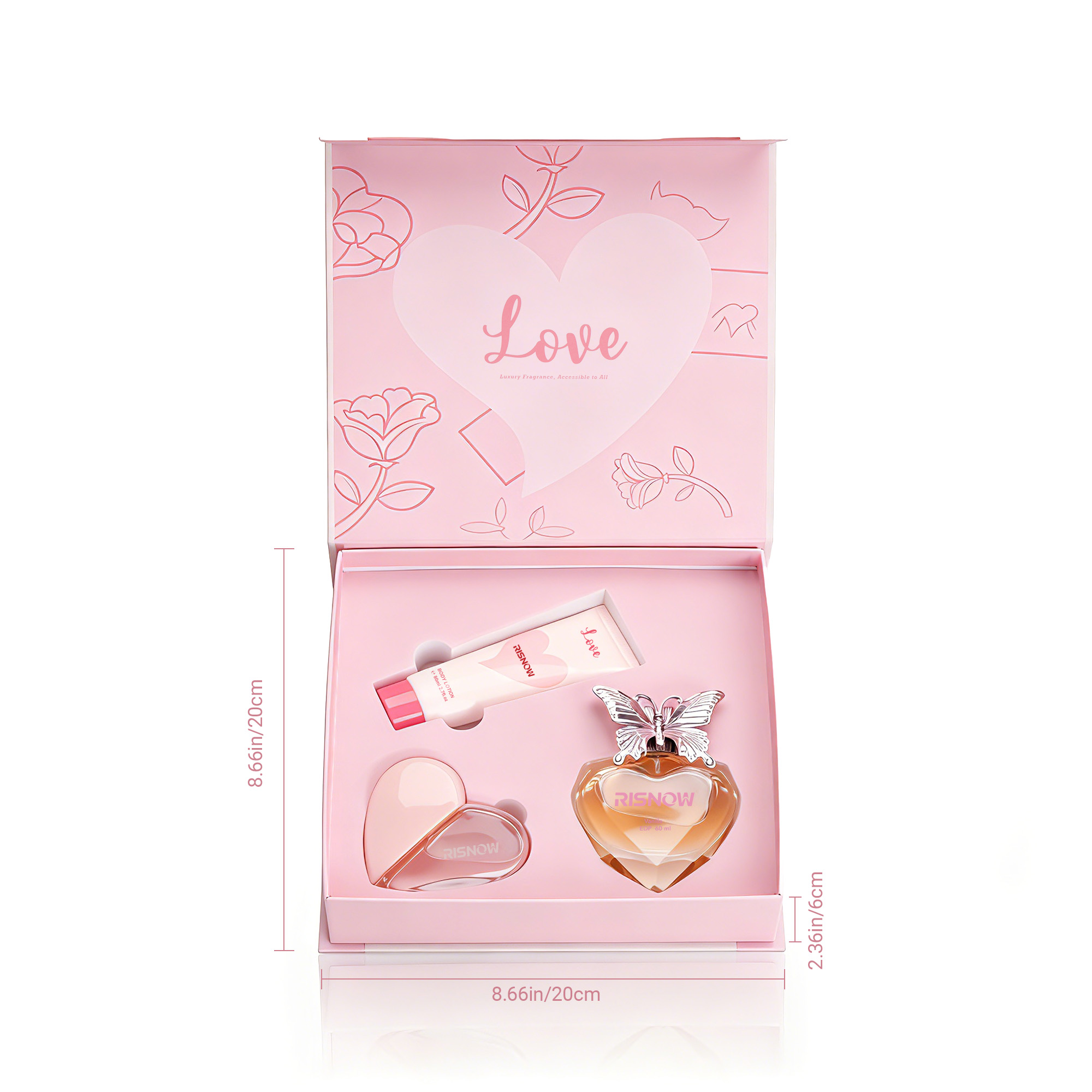 리스노우 여성용 향수 선물 세트, 향수 2종 & 바디로 - Perfume Fragrance Body Lotion 리뷰 및 가격